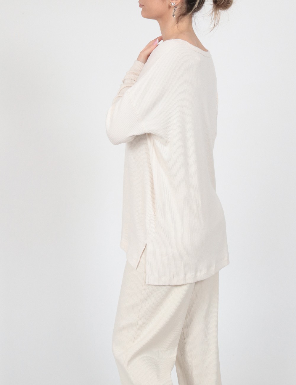 Bluza American Eagle, crem - 1 | YEO