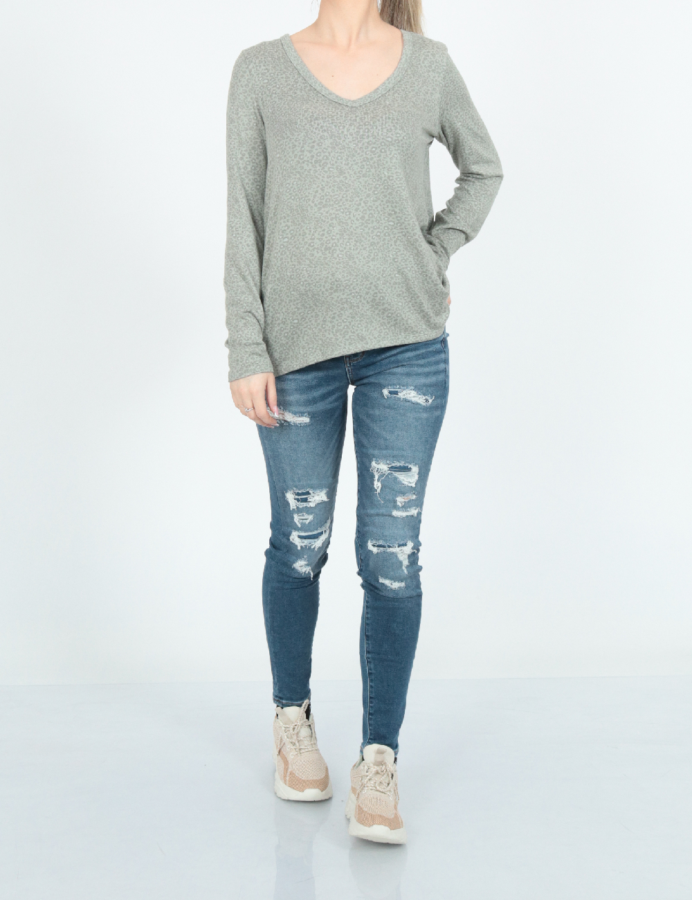 Bluza American Eagle, verde