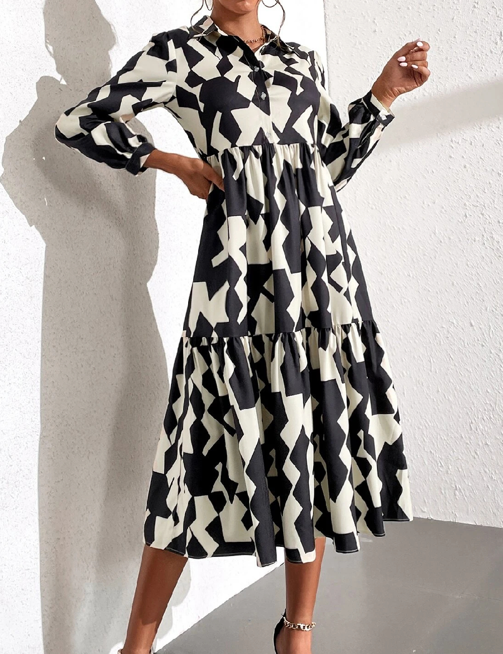 Rochie medie SHEIN, crem