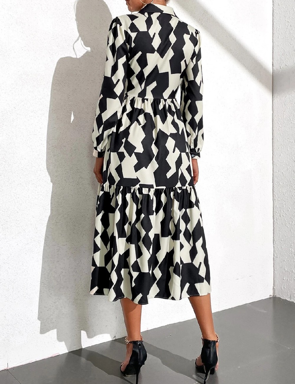 Rochie medie SHEIN, crem - 1 | YEO