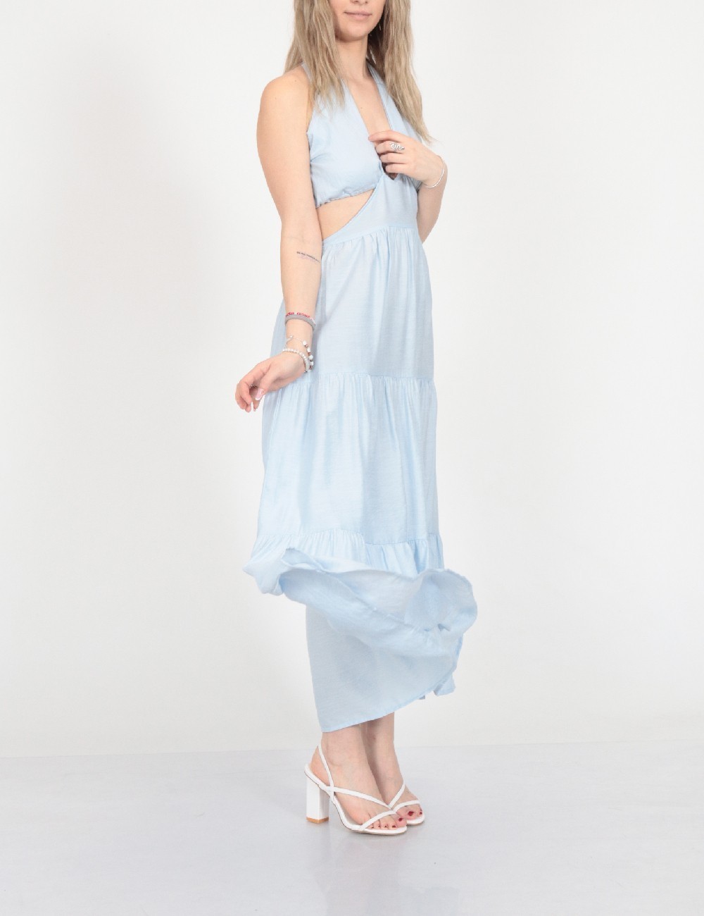 Rochie lunga SHEIN, bleu - 1 | YEO