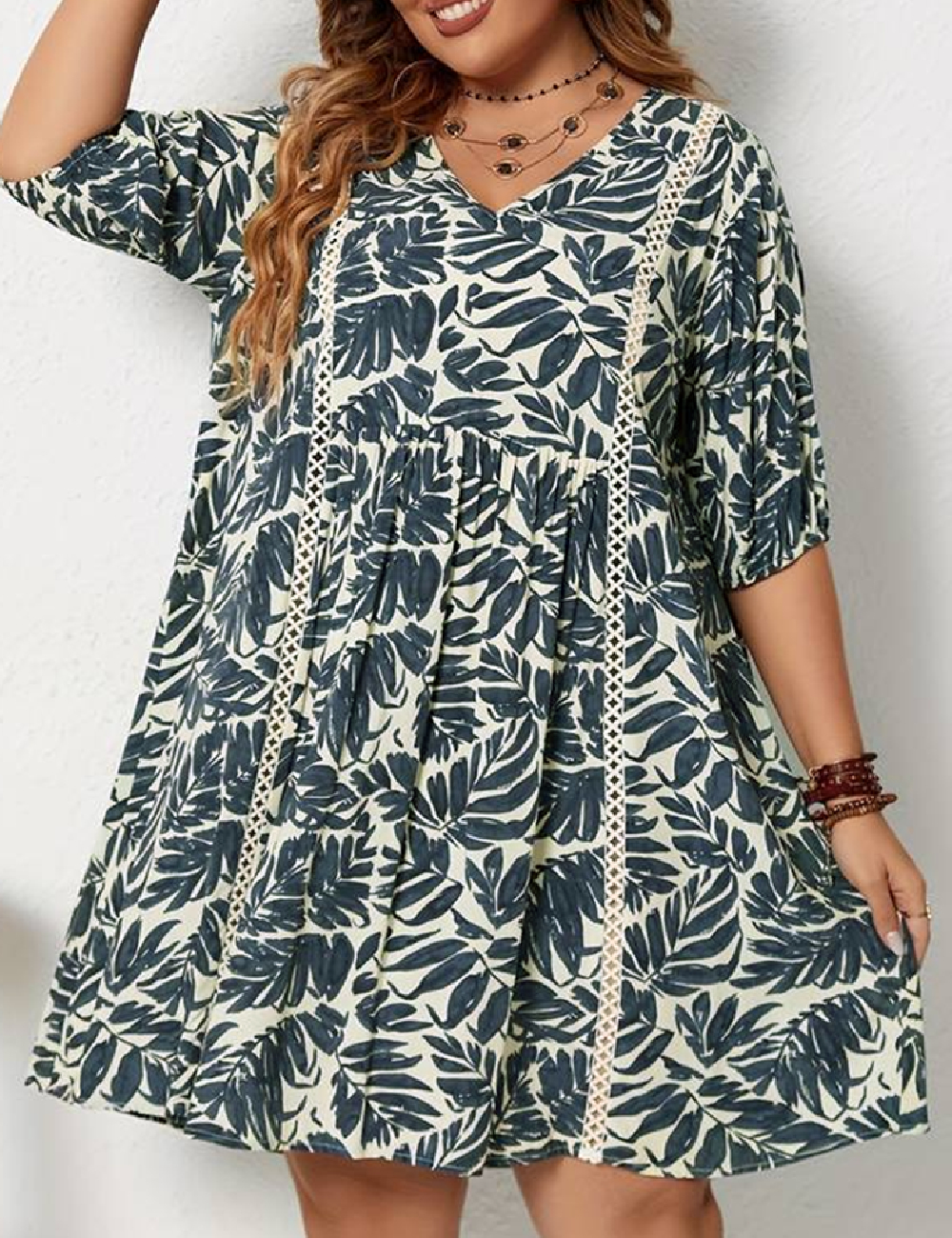 Rochie scurta Rusttydustty, albastru