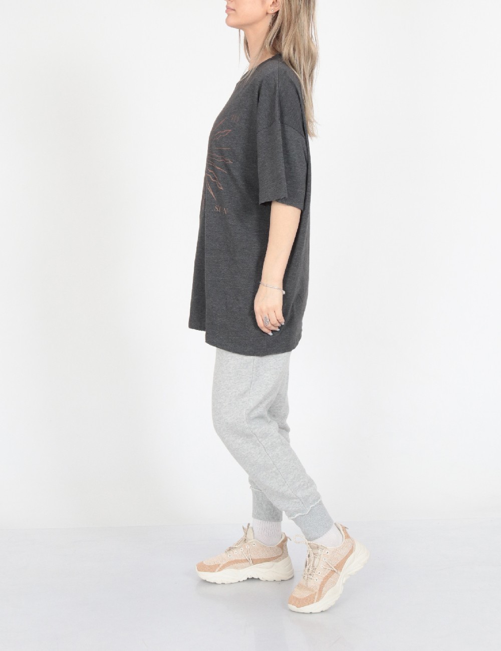 Tricou American Eagle, gri - 1 | YEO