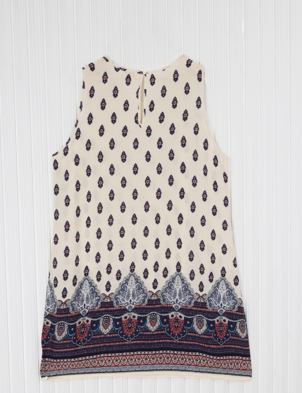 Rochie scurta Indiska, crem - 1 | YEO