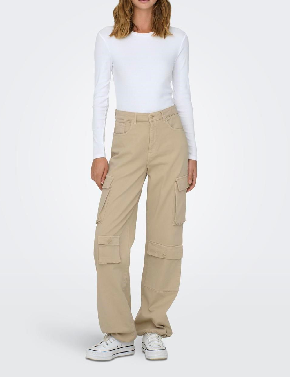 Pantaloni Only, bej