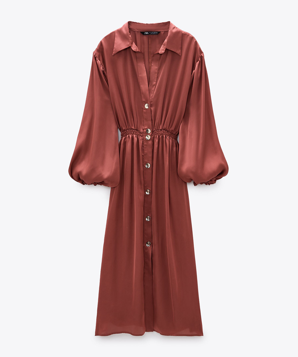 Rochie Zara, caramiziu, L 74254 | evendi.ro