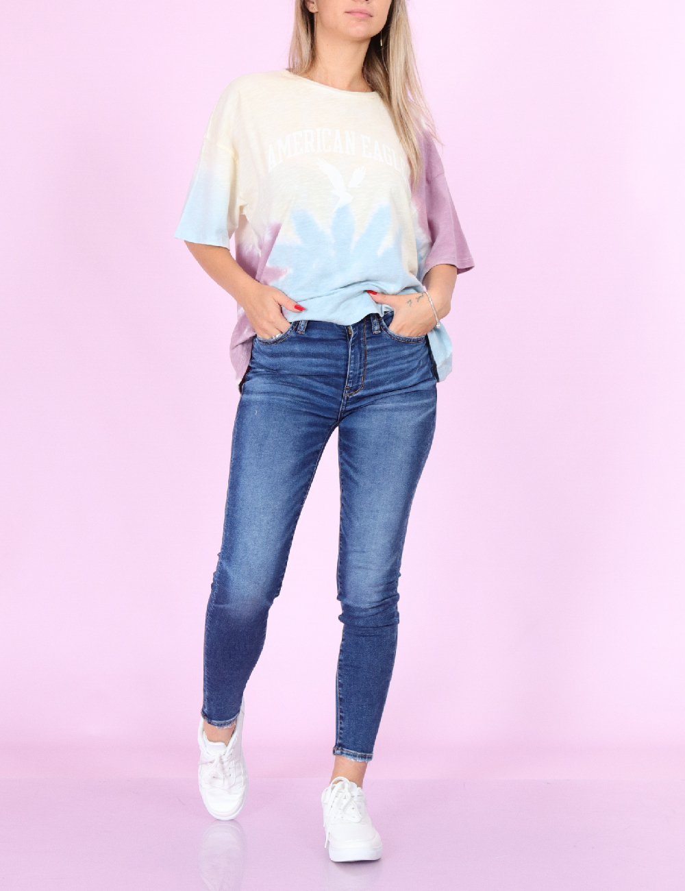 Blugi American Eagle, albastru