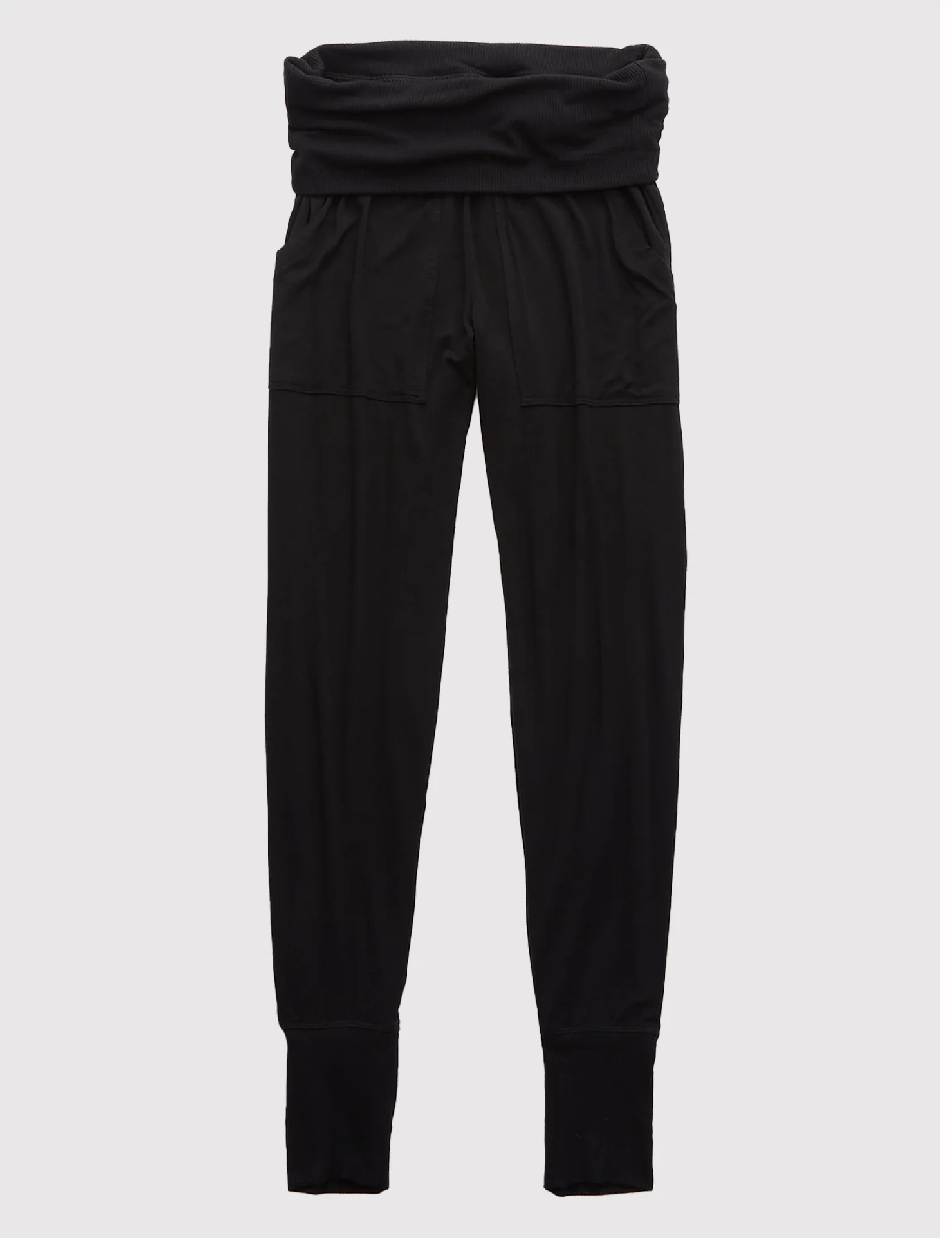 Pantaloni aerie, negru