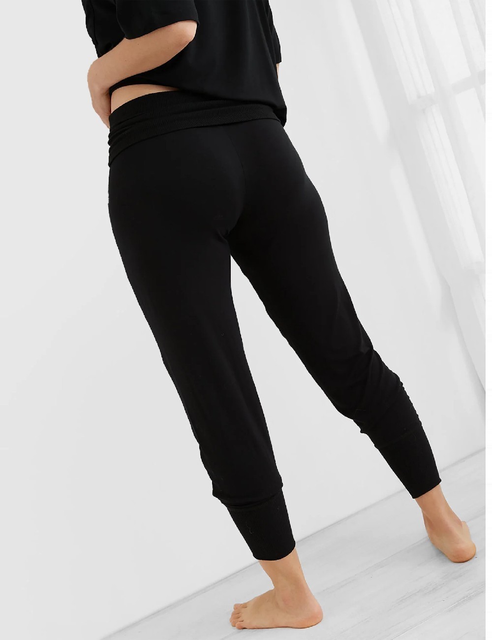 Pantaloni Aerie, negru - 1 | YEO