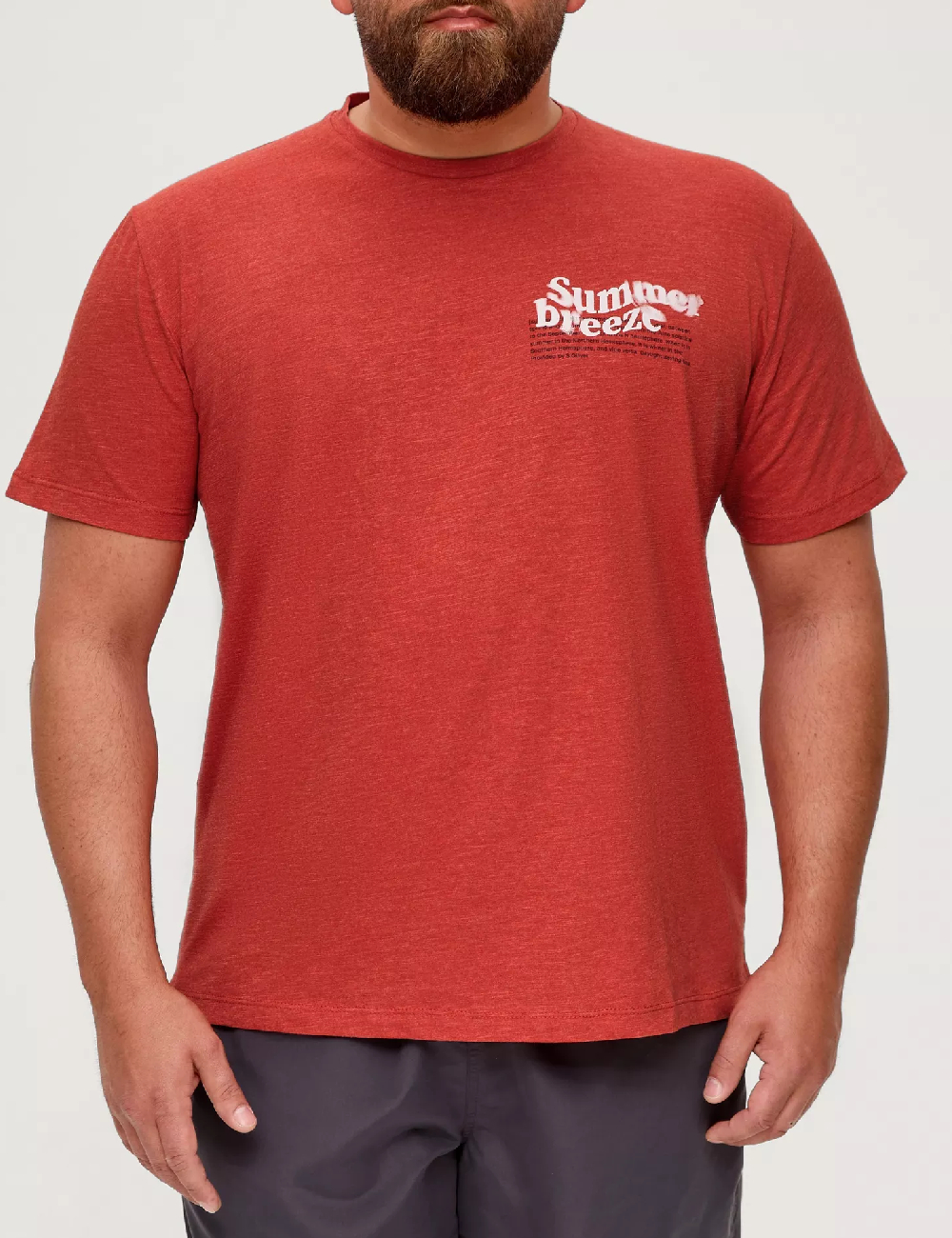Tricou s.Oliver Plus Size Men, caramiziu