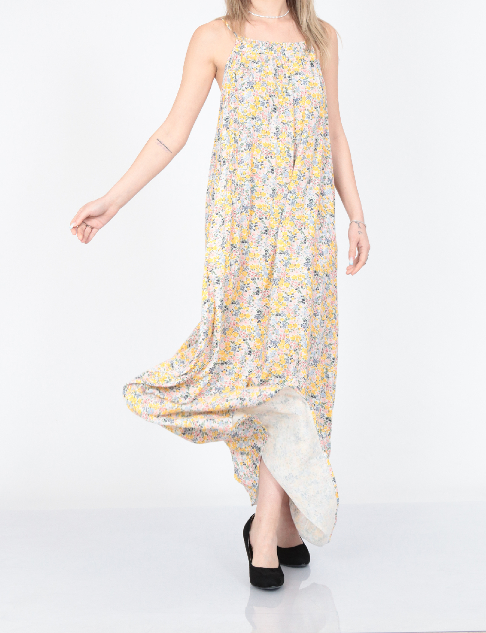 Rochie lunga Only, floral print