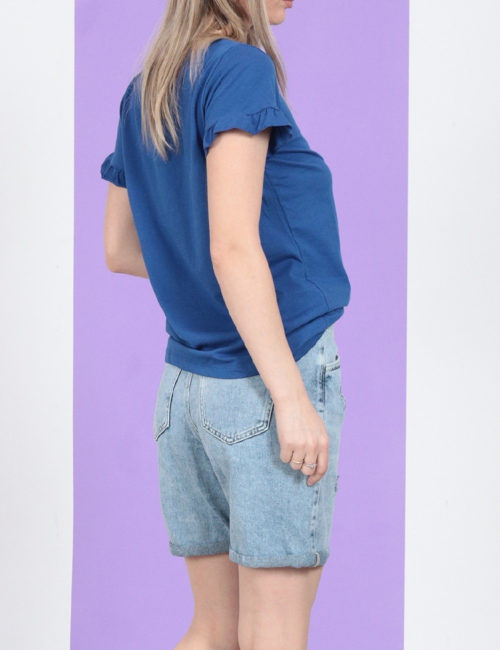 Pantaloni scurti Only, albastru - 1 | YEO