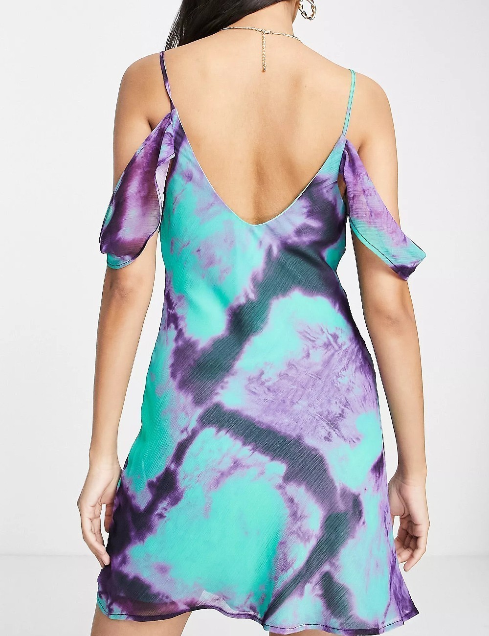 Rochie scurta Top Shop, turcoaz - 1 | YEO