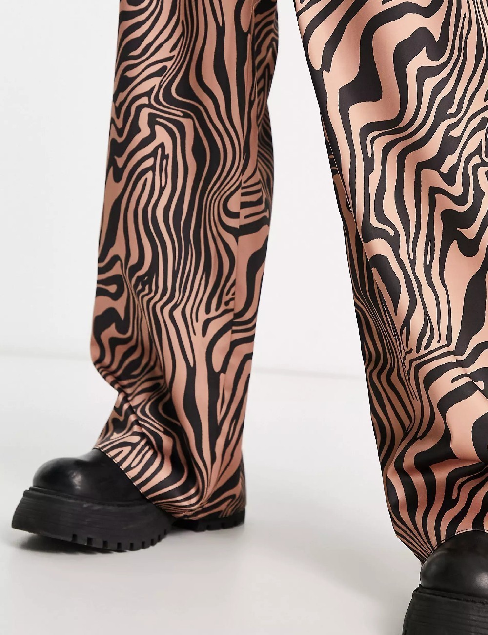 Pantaloni ASOS, maro - 1 | YEO