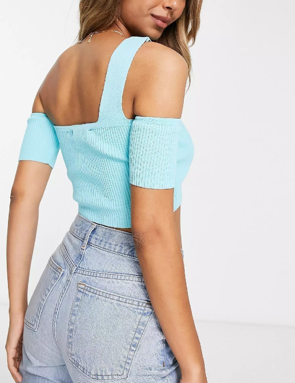 Top Miss Selfridge, turcoaz - 1 | YEO