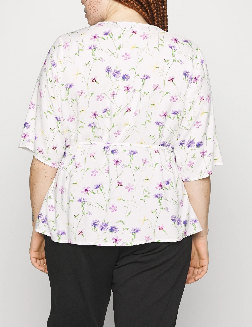 Bluza Vila, alb - 1 | YEO