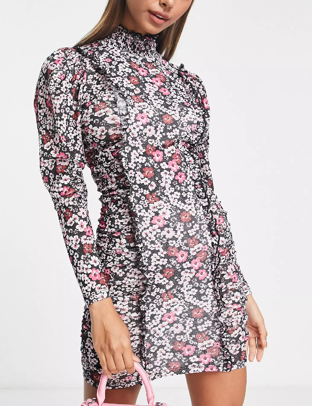 Rochie scurta Miss Selfridge, floral