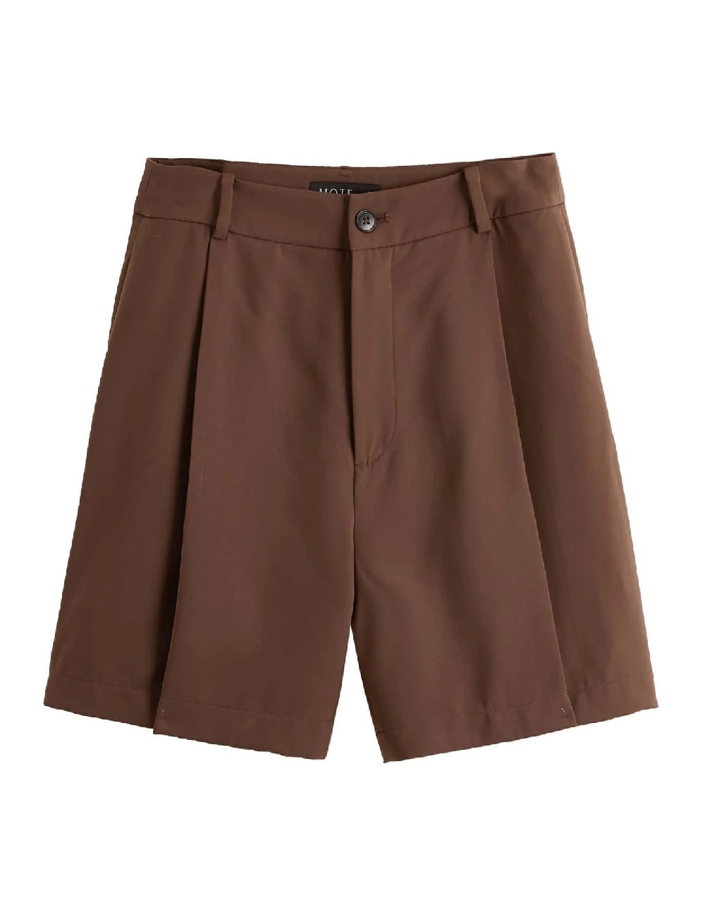 Pantaloni scurti MOTF, maro - 1 | YEO