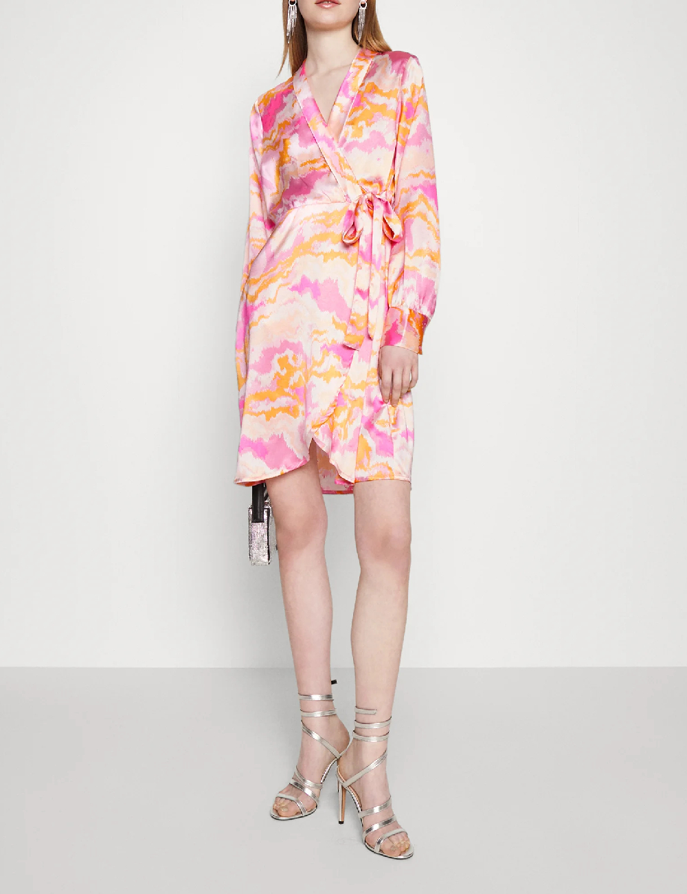 Rochie scurta Pieces, mix culori