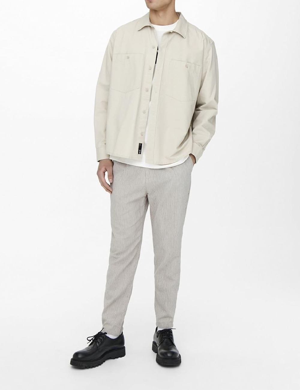 Pantaloni Only, bej
