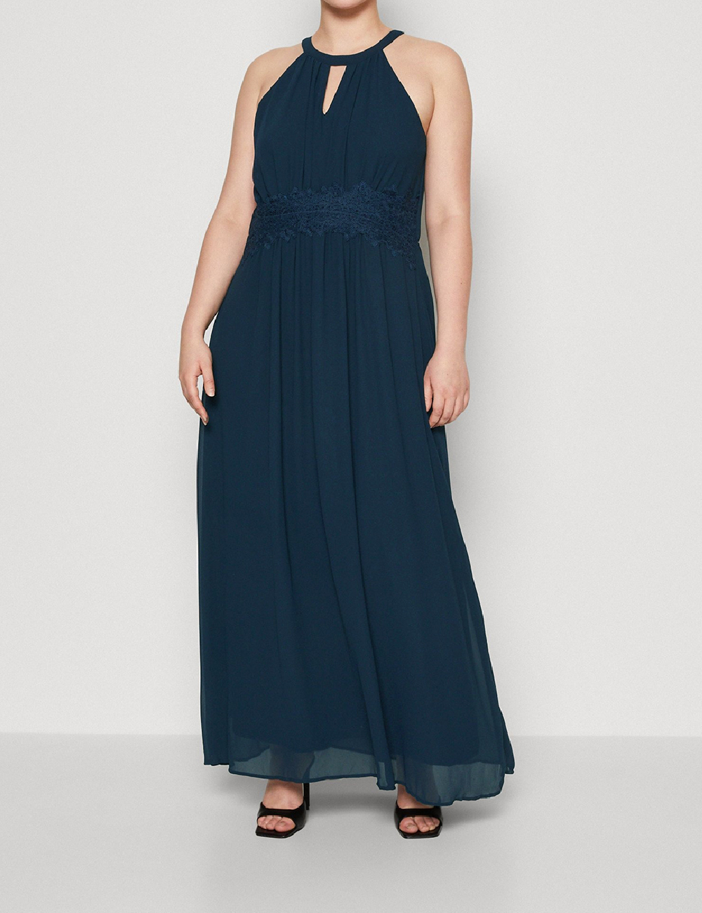Rochie lunga EVOKED VILA, bleumarin