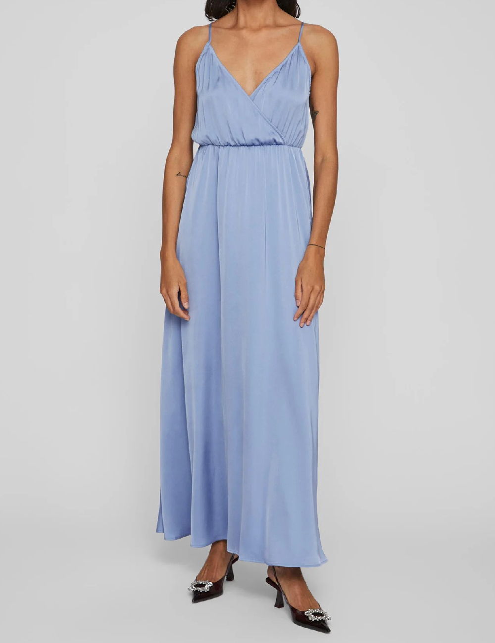 Rochie lunga Vila, albastru