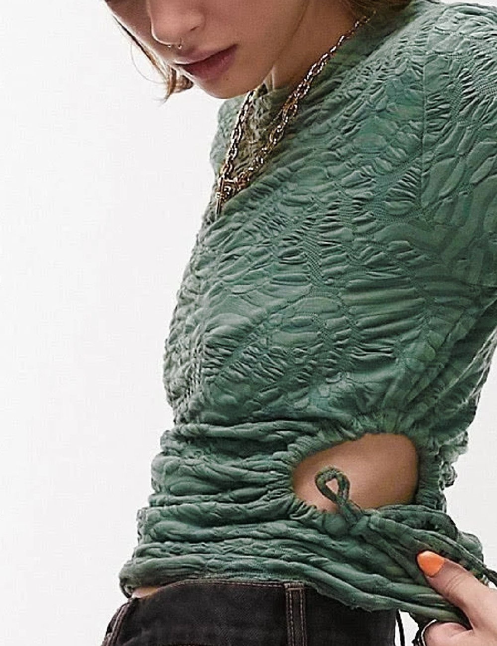 Bluza Top Shop, verde - 1 | YEO