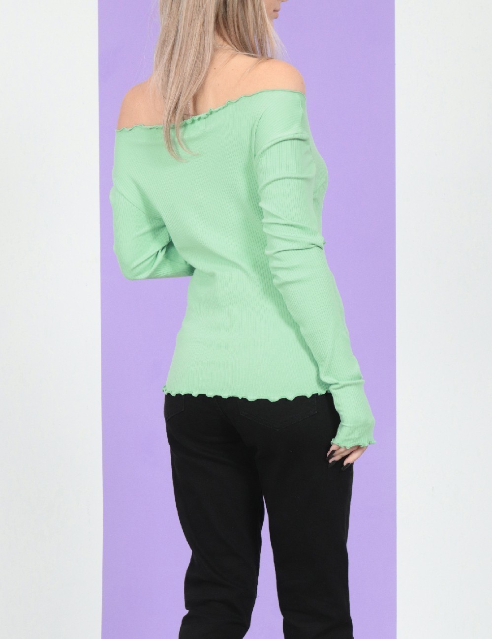 Bluza Pieces, verde - 1 | YEO