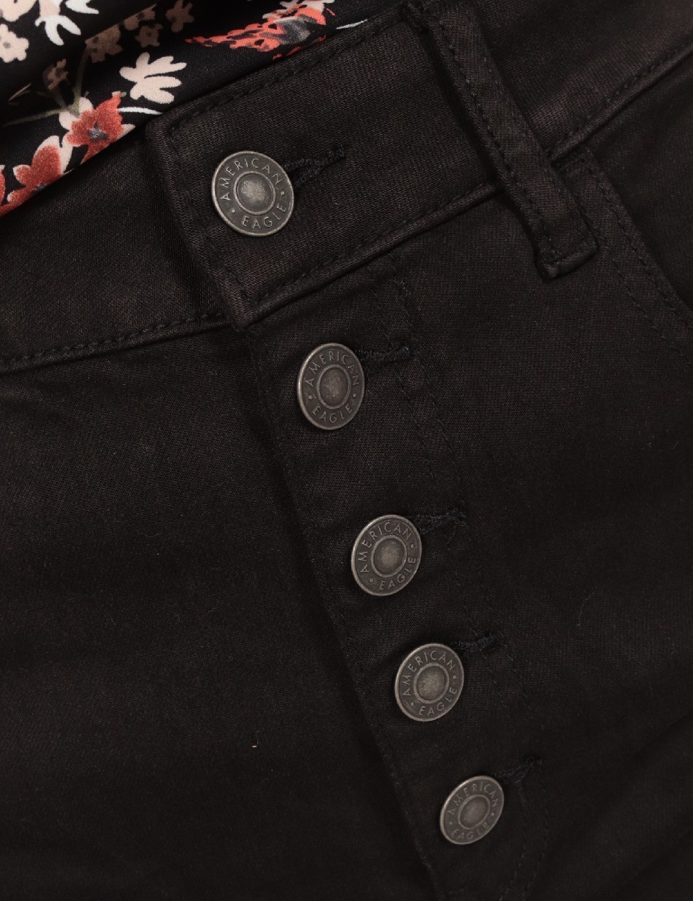 Blugi American Eagle, negru - 1 | YEO