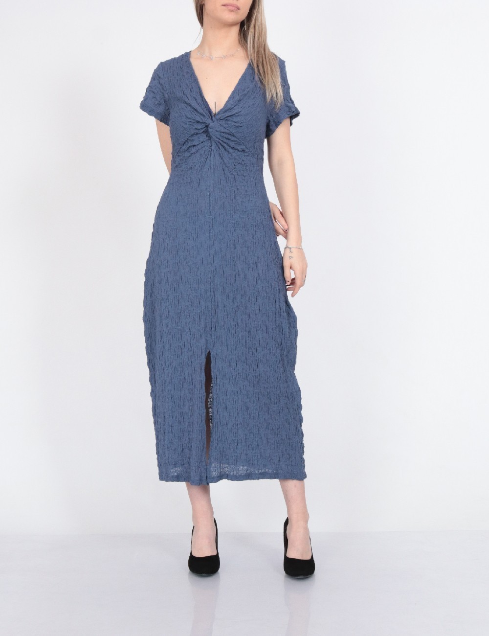 Rochie medie Object, bleumarin - 1 | YEO