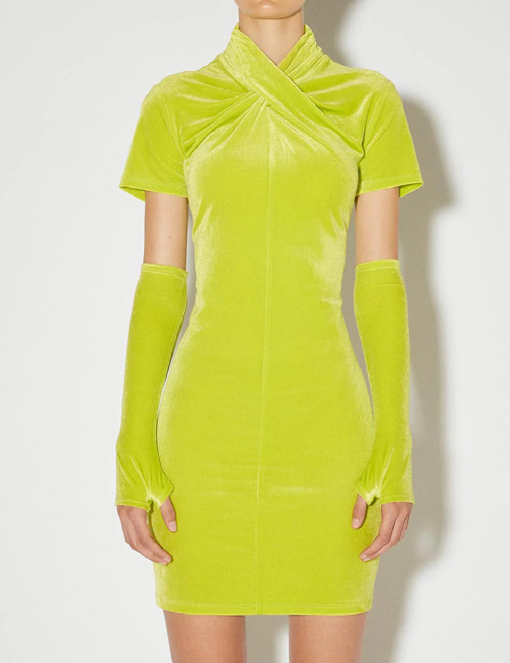 Rochie scurta Something New, verde