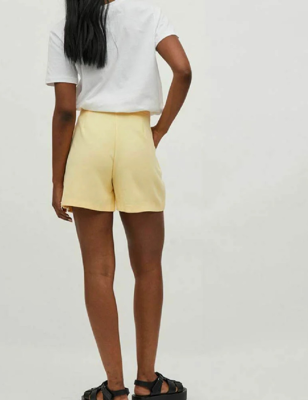 Pantaloni scurti Vila, galben - 1 | YEO