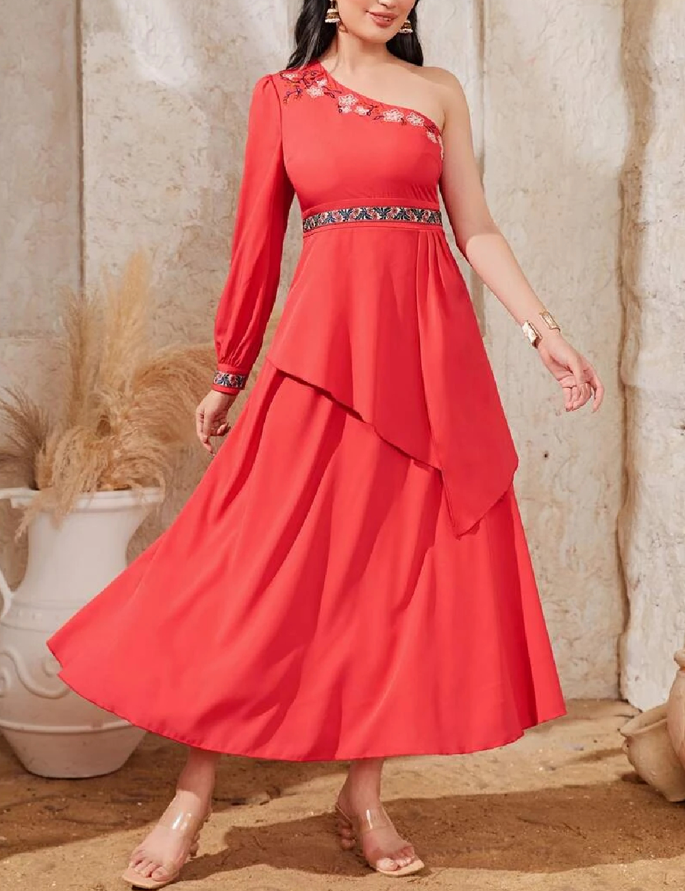Rochie lunga SHEIN, roz