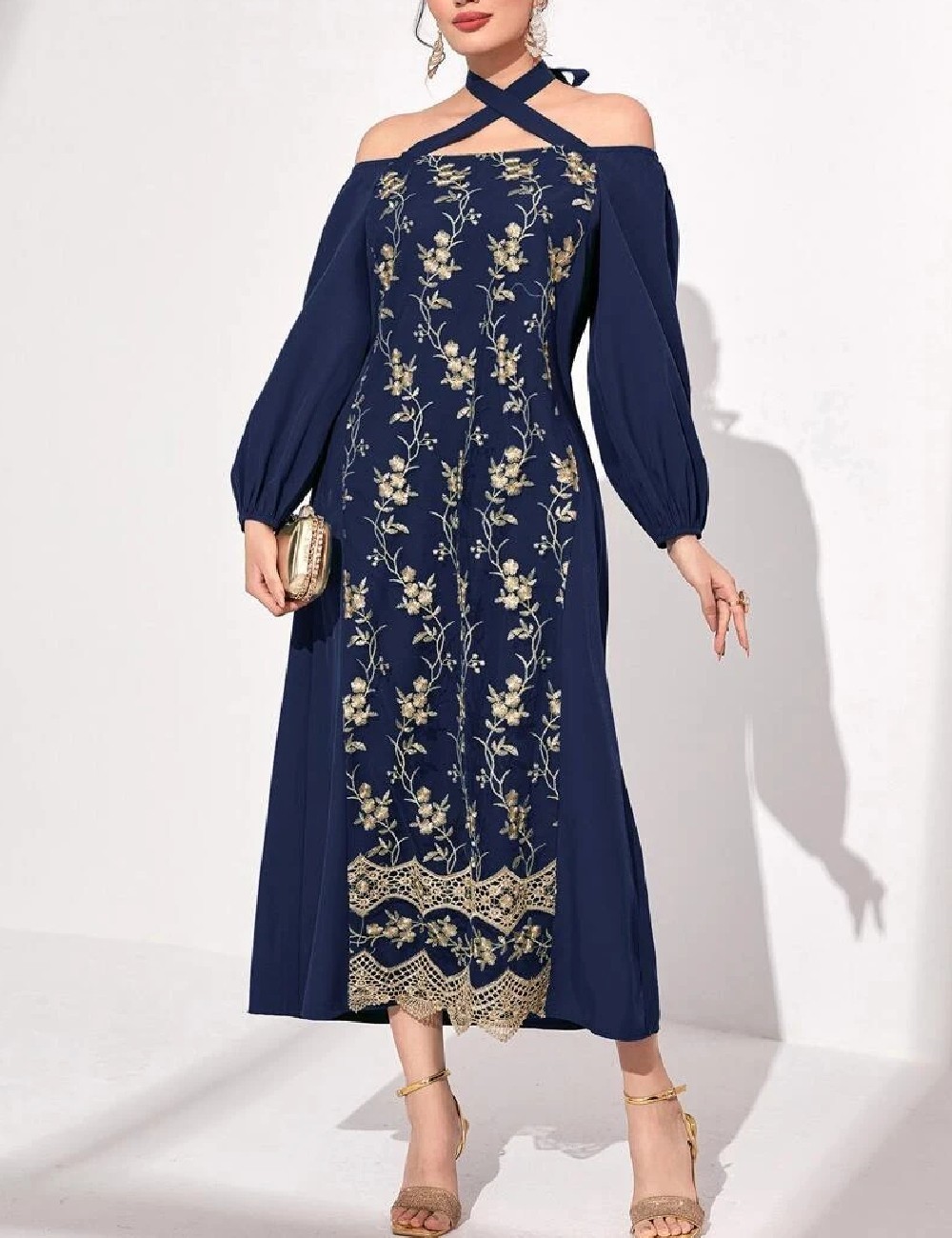Rochie medie SHEIN, albastru - 1 | YEO