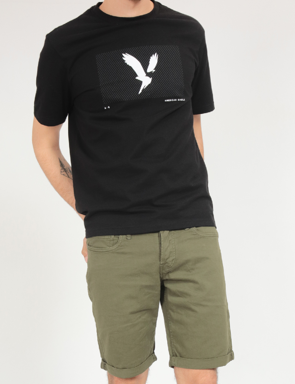 Pantaloni scurti Guess, verde