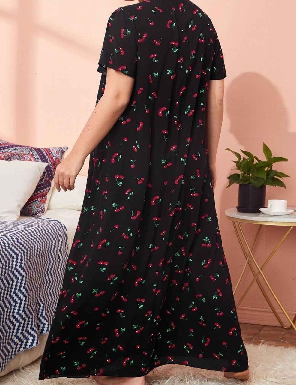 Rochie lunga SHEIN CURVE, negru - 1 | YEO