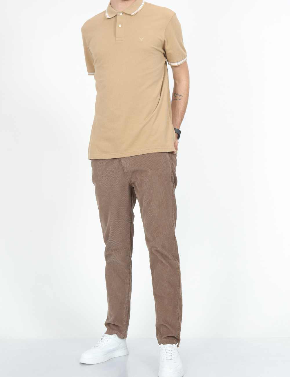 Pantaloni Guess, maro