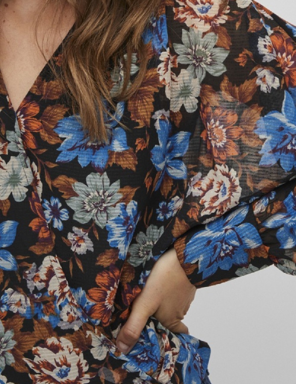 Bluza Vila, imprimeu floral - 1 | YEO