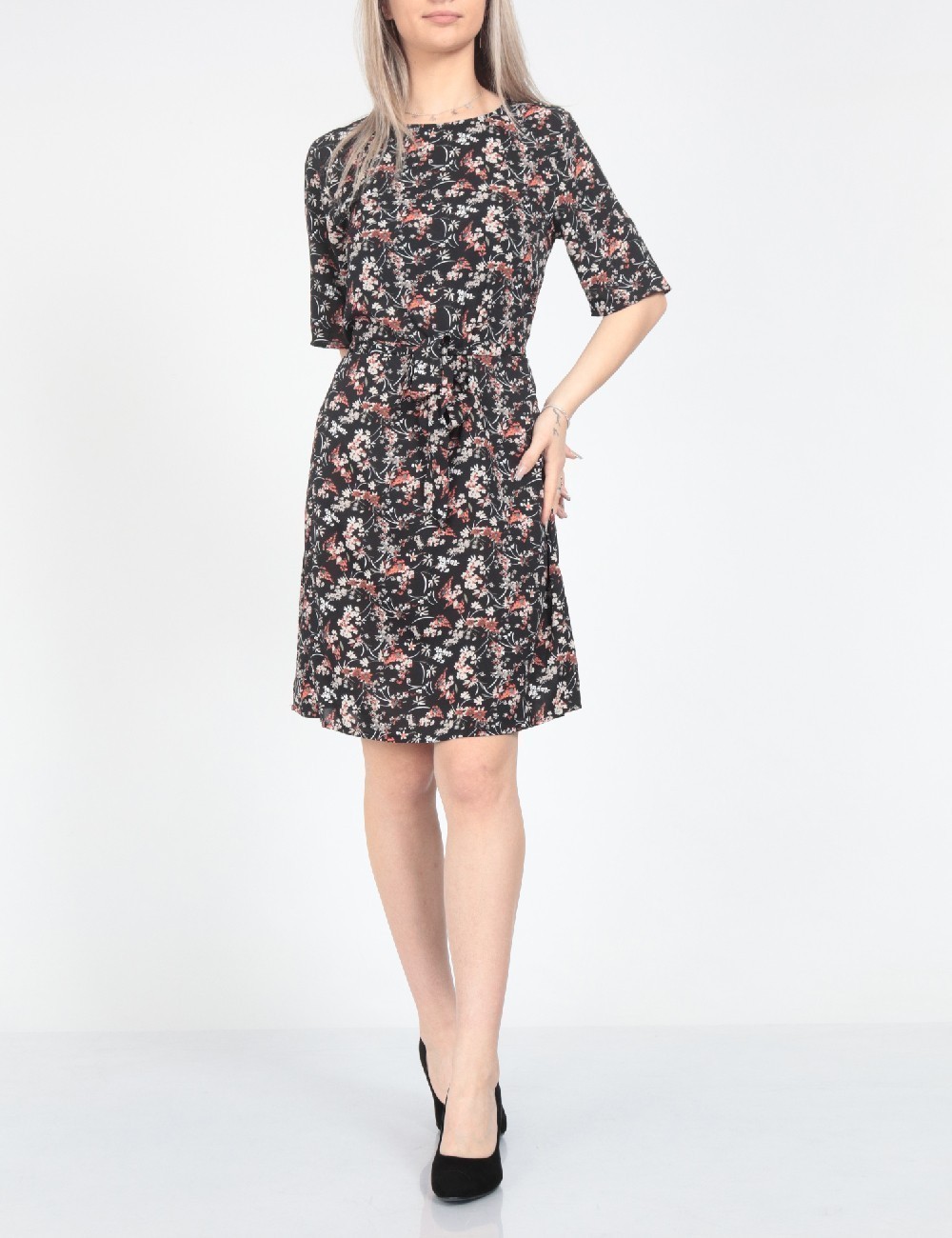 Rochie scurta Jacqueline de Yong, negru - 1 | YEO