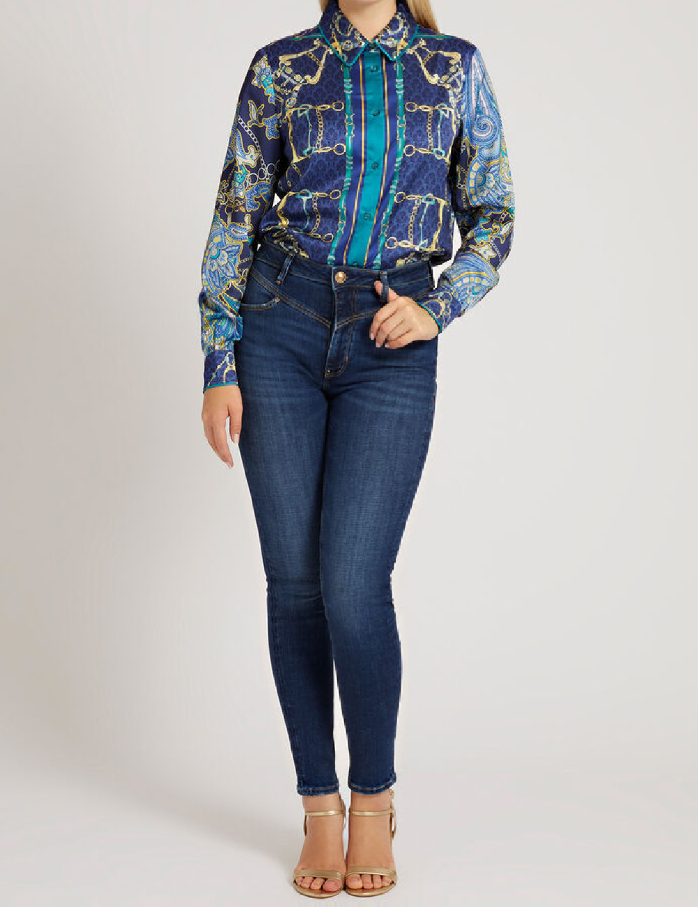 Blugi Guess, bleumarin - 1 | YEO
