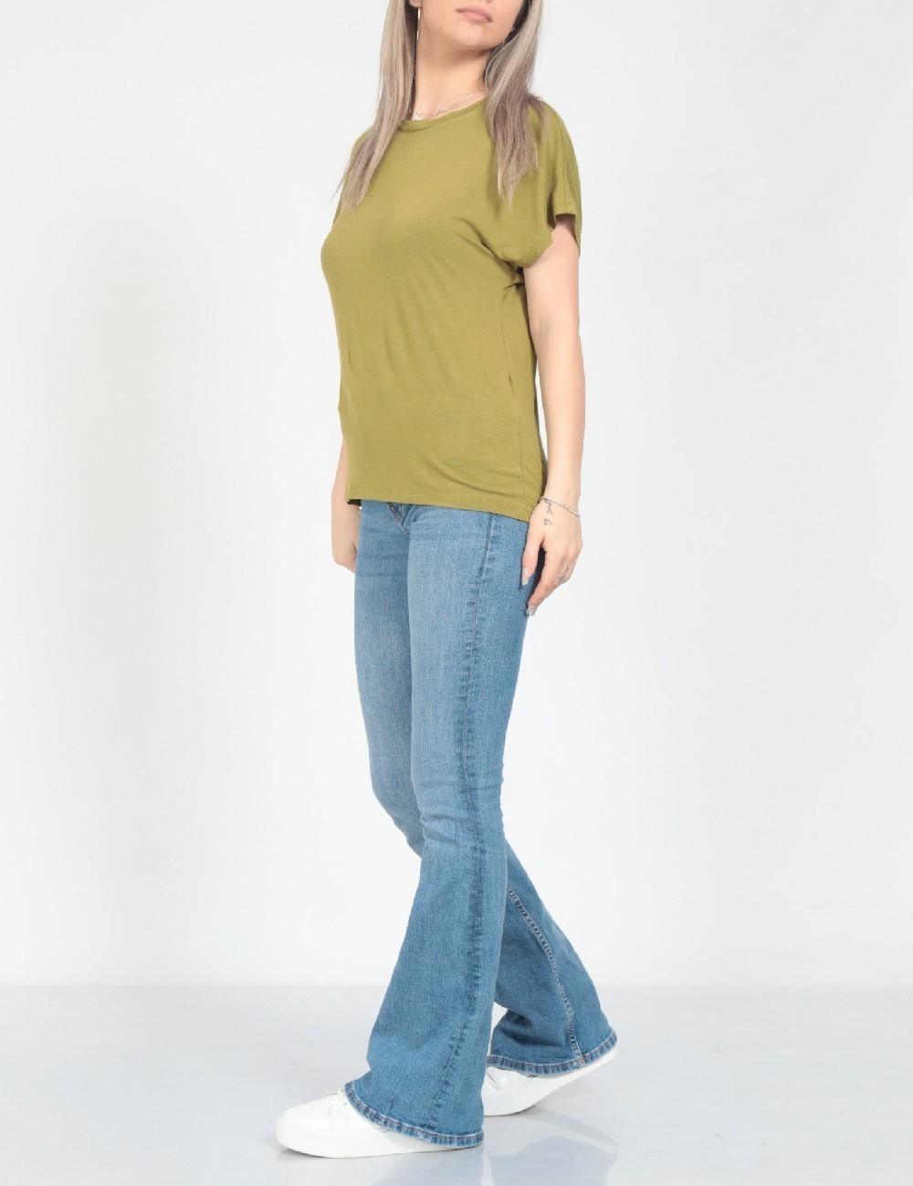 Tricou Jacqueline de Yong, verde - 1 | YEO