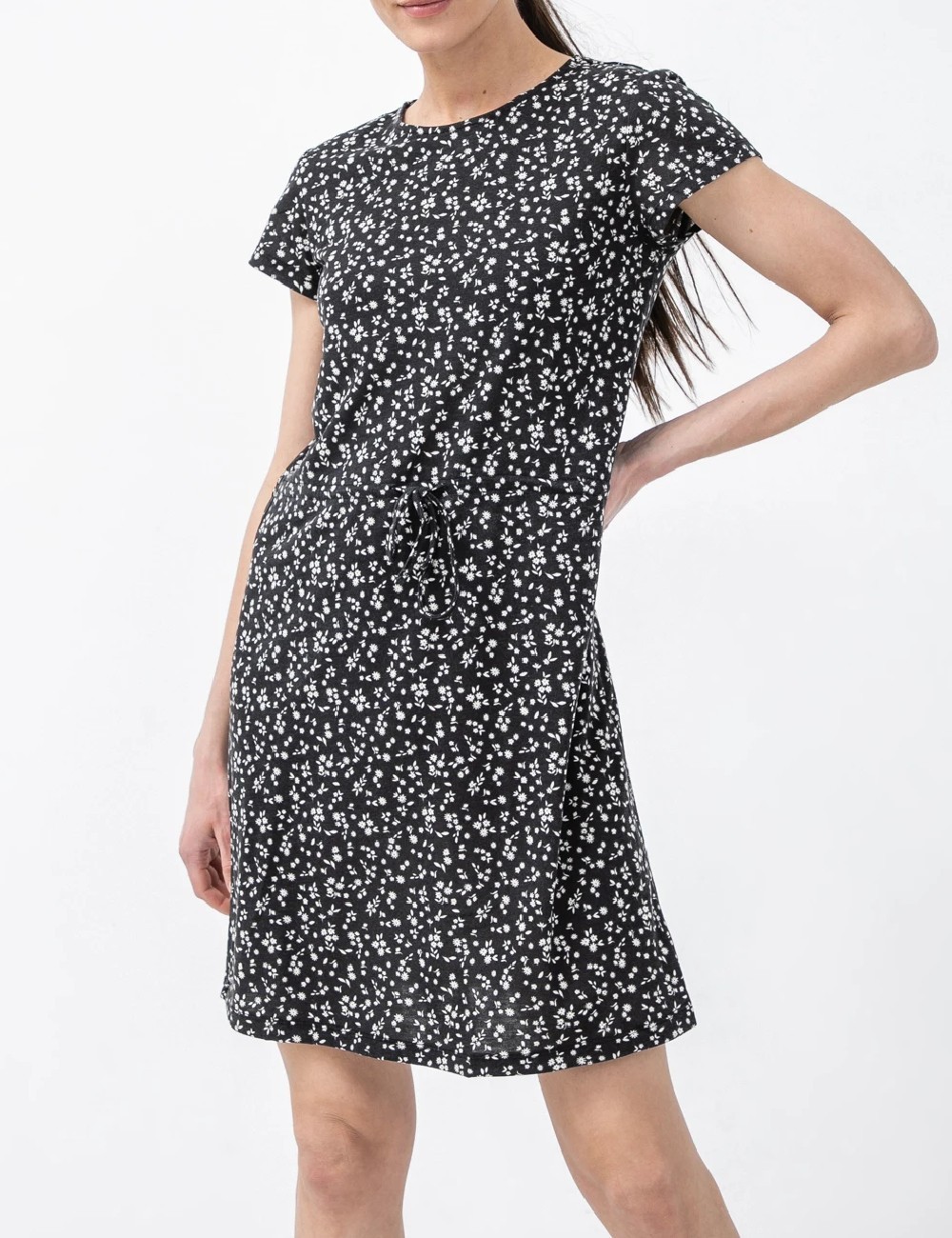 Rochie scurta Vila, negru - 1 | YEO