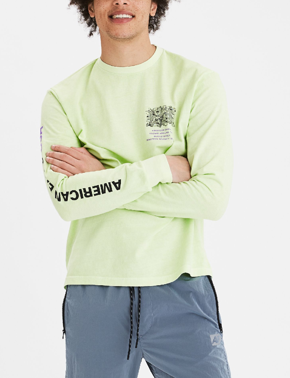 Bluza American Eagle, verde