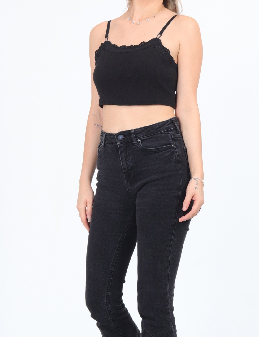 Top Aerie, negru - 1 | YEO