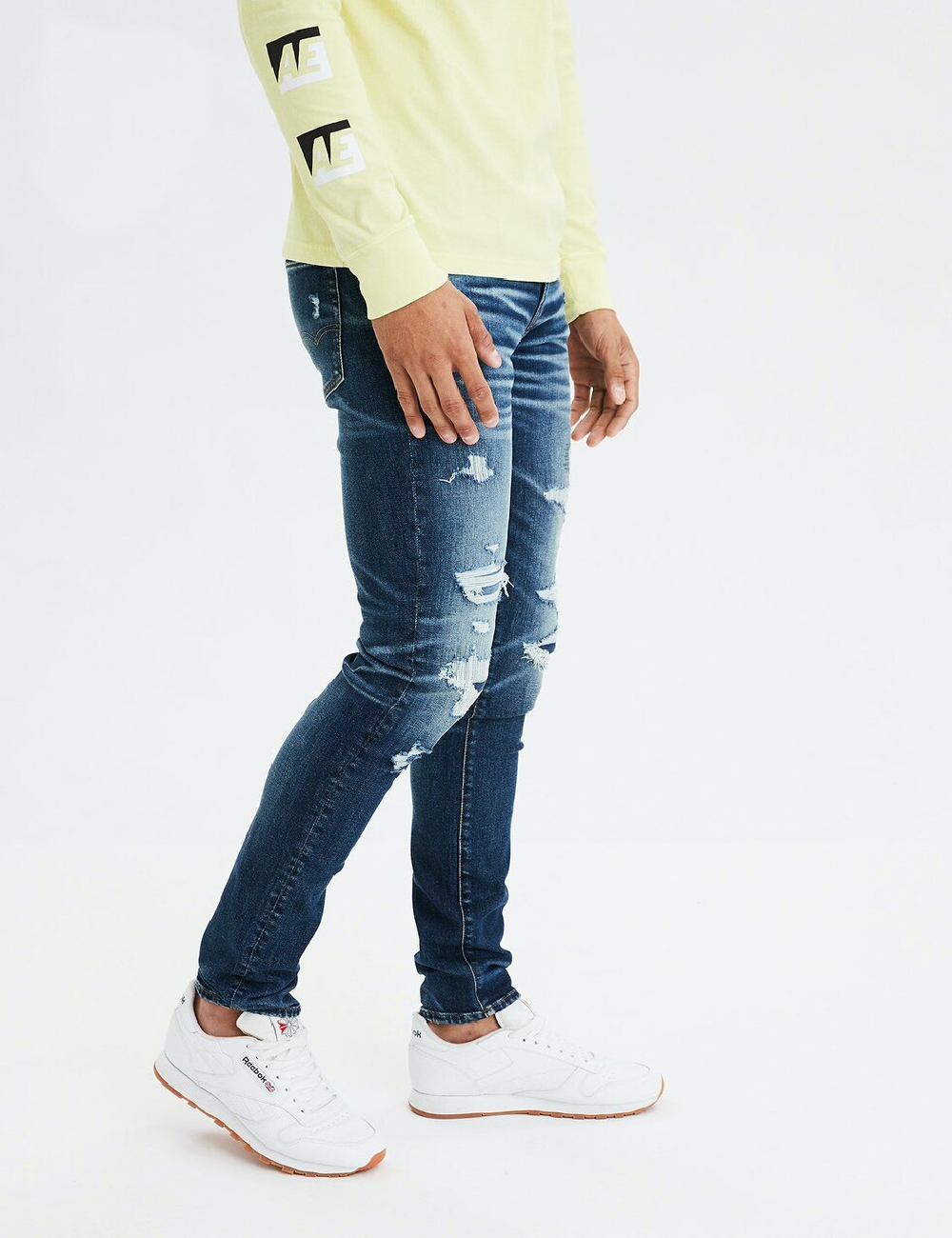 Blugi American Eagle, bleumarin