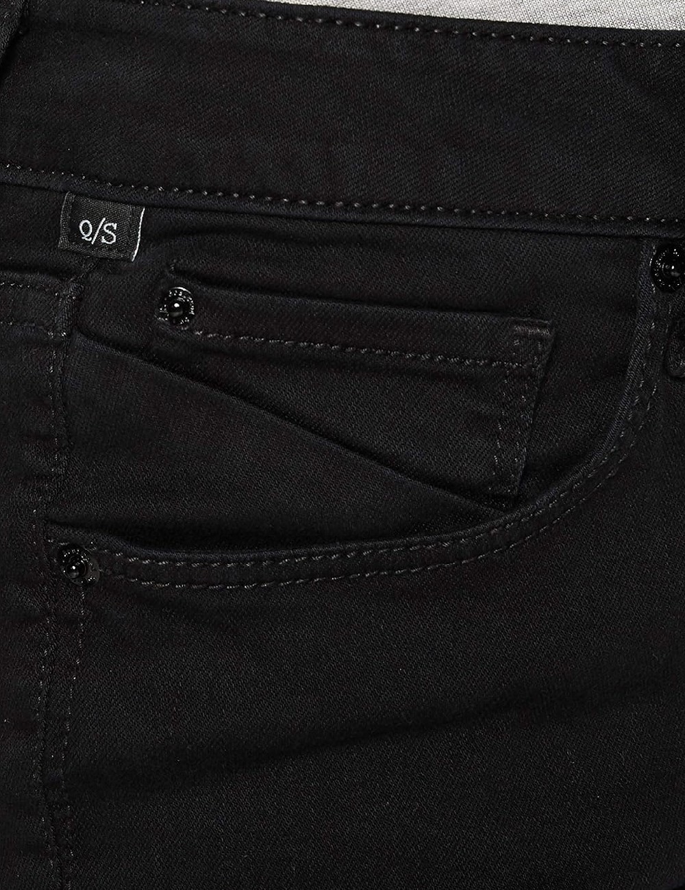 Blugi Q/S, negru - 1 | YEO