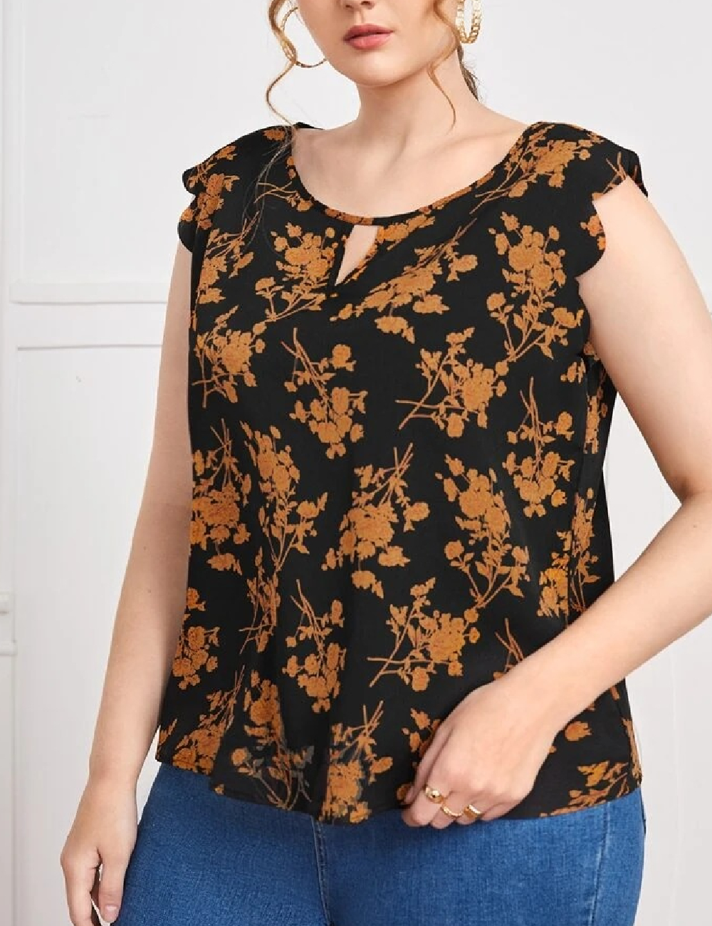 Bluza SHEIN CURVE, negru