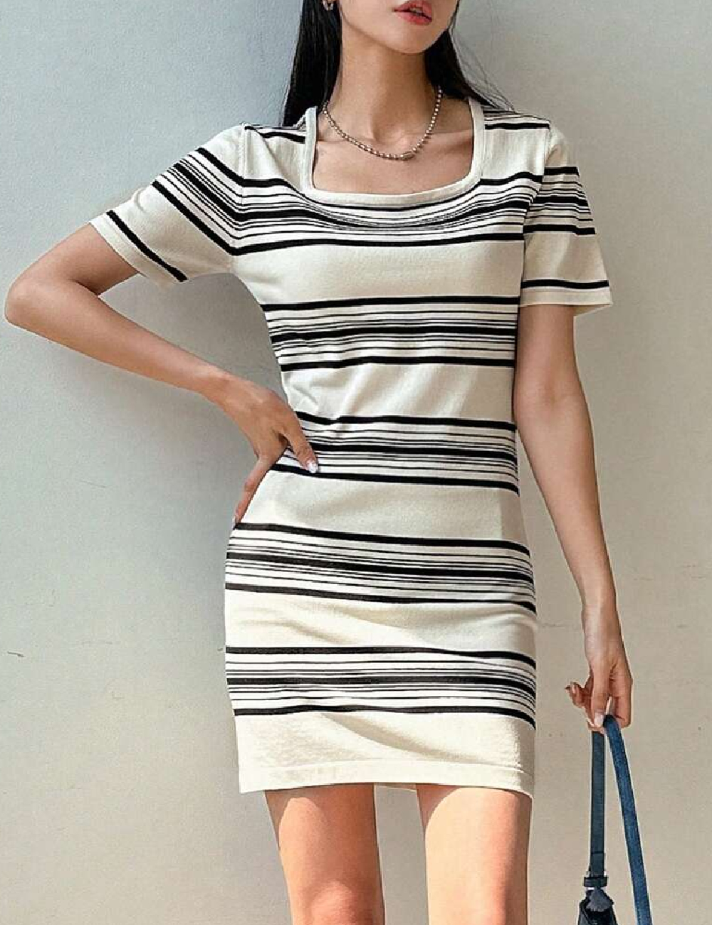 Rochie scurta dazy, crem