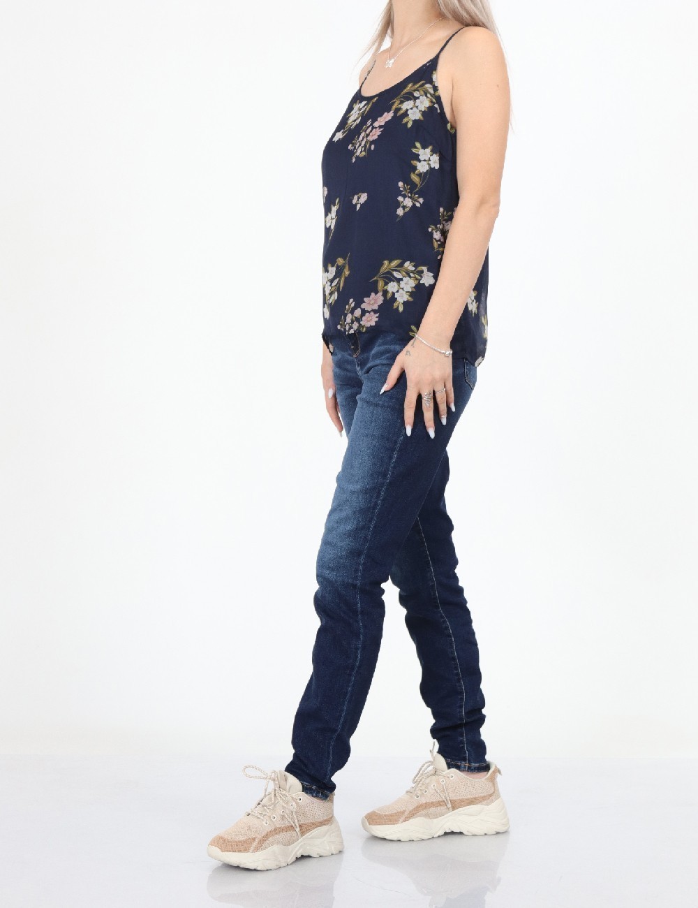 Blugi American Eagle, albastru - 1 | YEO