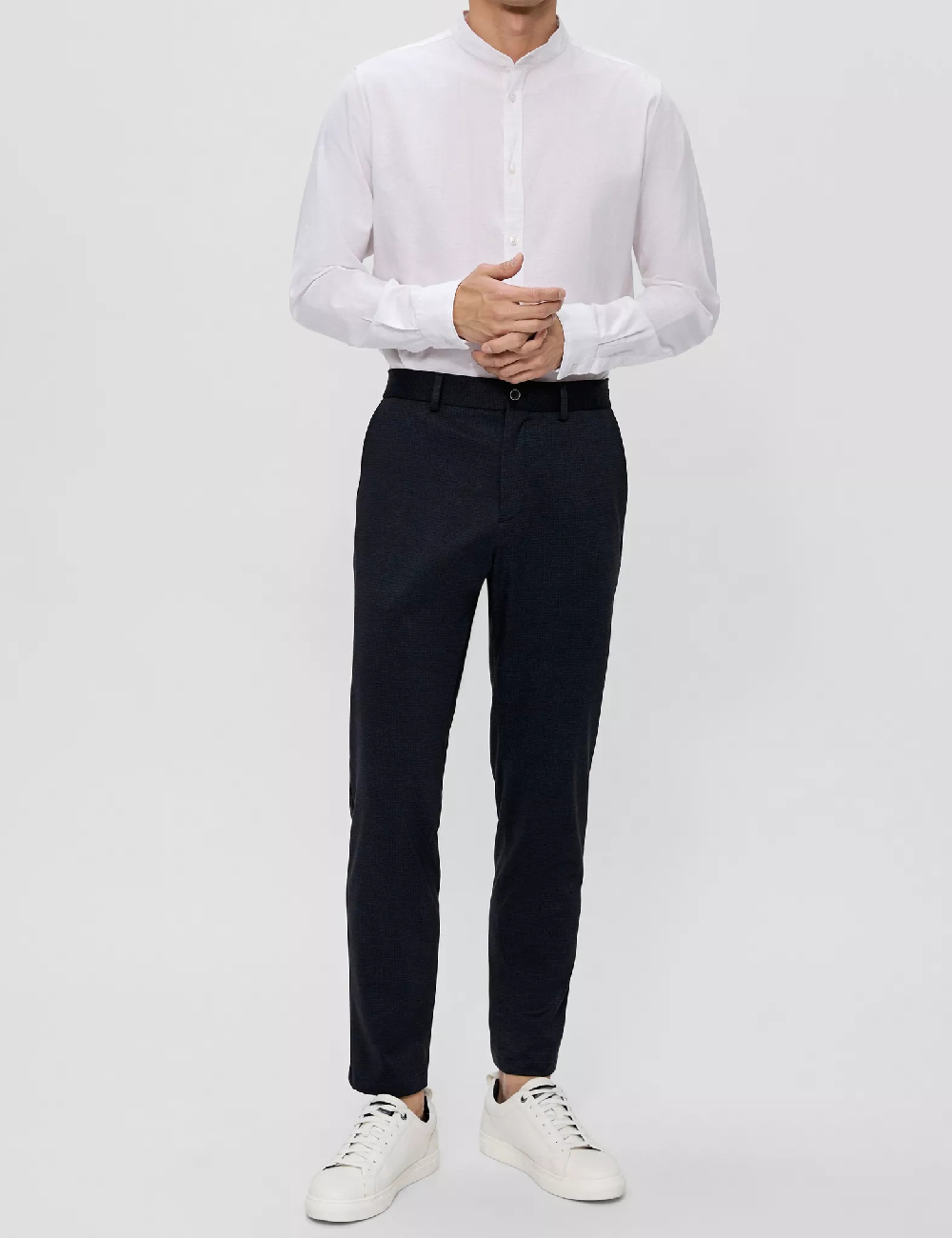 Pantaloni s.Oliver, bleumarin